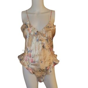 Victoria secret body suit floral M